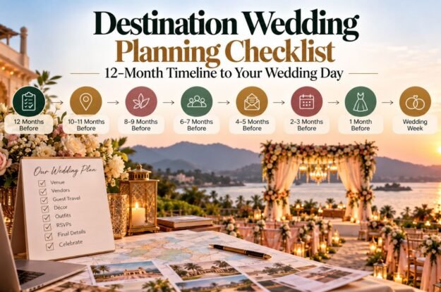Destination Wedding Planning Checklist: 12-Month Timeline to Your Wedding Day