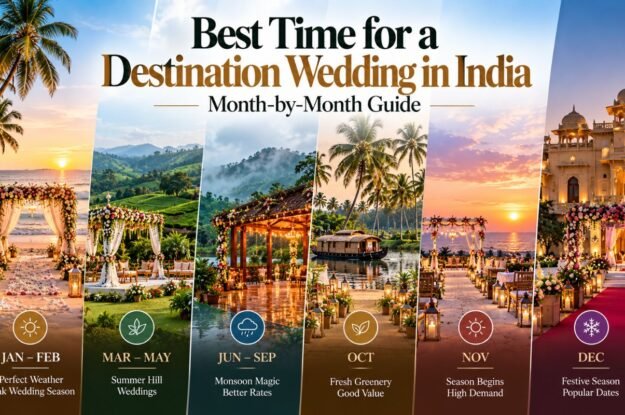 Best Time for a Destination Wedding in India: Month-by-Month Guide
