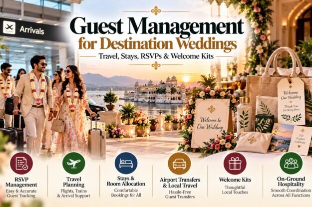 Guest Management for Destination Weddings: Travel, Stays, RSVPs & Welcome Kits