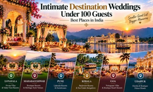 Intimate Destination Weddings Under 100 Guests: Best Places in India