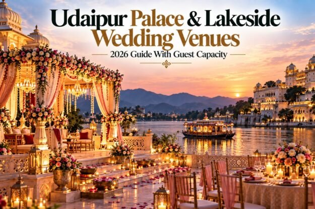 Udaipur Palace & Lakeside Wedding Venues: 2026 Guide With Guest Capacity